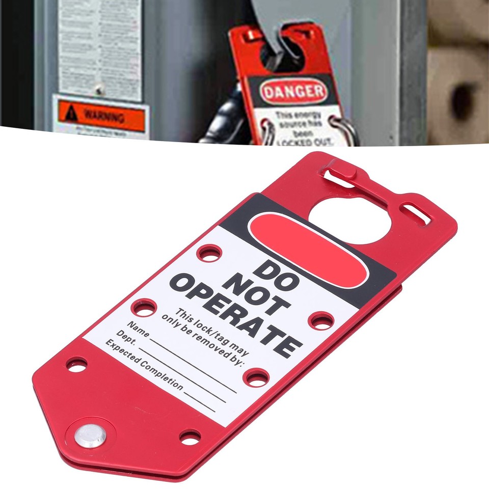 Lockout Hasp Portable Point Porous Lockout Tagout Safety Lock | eBay