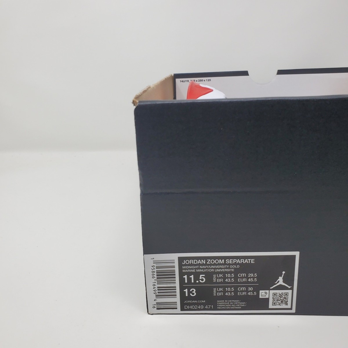 専用　② Jordan Zoom Separate Shoe Midnight Navy White Red DH0249-471 Men's