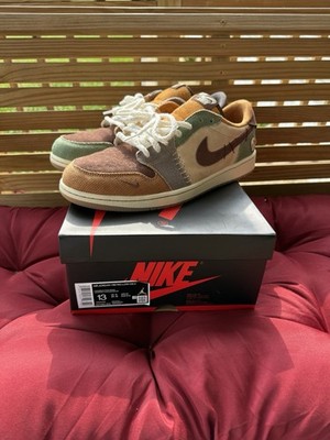 Jordan 1 Retro OG Men's Sneakers Zion Williamson Low Voodoo DZ7292-200, Size 13