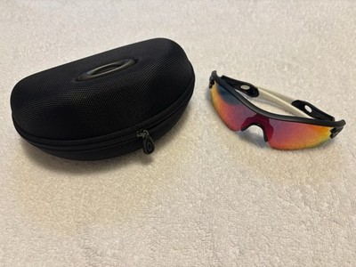 Oakley Radar Matte Black Sunglasses - Positive Red Iridium Path - MINT