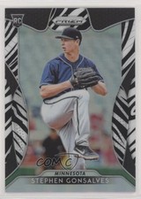 2019 Panini Prizm Tier II Zebra Prizm 85/99 Stephen Gonsalves #104 7qg