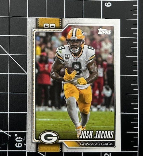 2026 Topps Flagship Football Josh Jacobs #77 Base Card