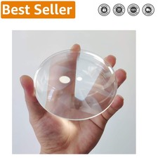 3X Magnification Fresnel Lens Magnifier, 100mm Acrylic for Physics Solar Use