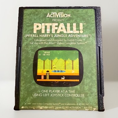 Pitfall! (Atari 2600, 1982) Activision Game Cartridge Only