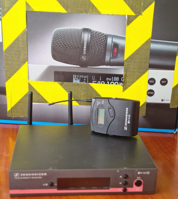 Sennheiser ew 100 G3 Wireless Set EM 100 G3 + SK 100 G3 True-Diversity schwarz