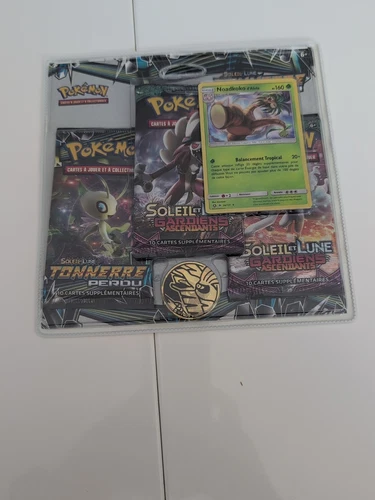 Tripack Pokémon soleil et lune tonnerre Perdu & Gardiens Ascendants Neuf Fr