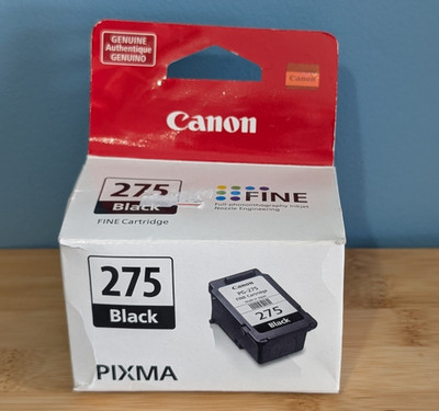 Canon Pixma 275 Black Ink Fine Cartridge 1B24K07 New Authentic Genuine