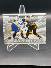 Tage Thompson J.T. Miller 2024-25 Upper Deck Credentials Frozen Fight #FF-TM