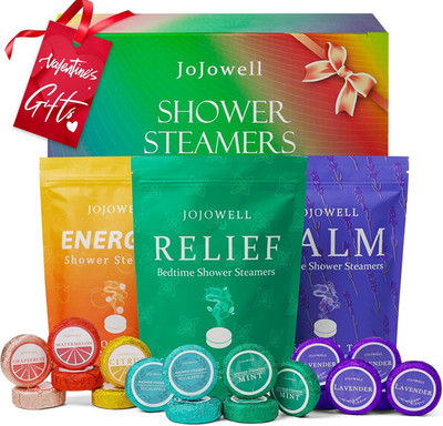 Shower Steamers Aromatherapy - 18 Pack Birthday Gifts for Women, Self Care, Vale