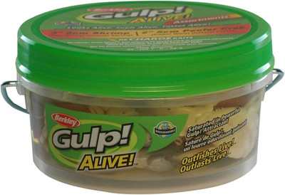Gulp! Alive! Shrimp/Peeler Crab Asstmnt,Assorted