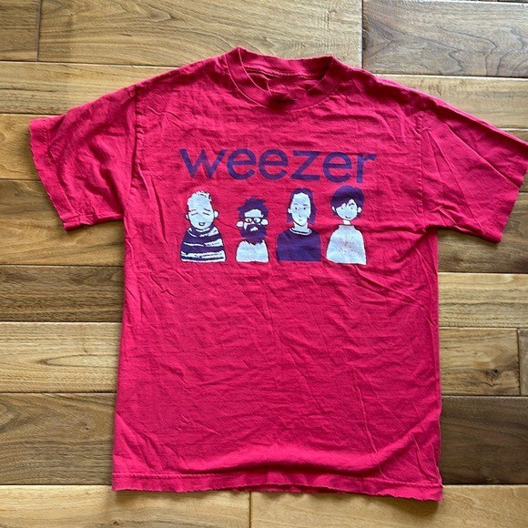 New Hot Weezer Band Pinkerton Gift Funny Red S to 5XL Shirt EM086