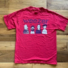New Hot Weezer Band Pinkerton Gift Funny Red S to 5XL Shirt EM086