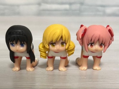 Madoka Magica Gym Uniform Figur Set Lawson Limited Madoka Mami Homura Rare