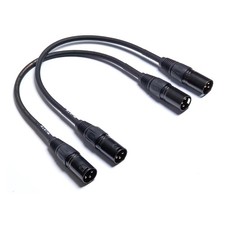 WJSTN Microphone Cable XLR Patch Cables, 3-Pin XLR Male to Male Patch Cable Bal