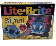 Lite Brite Mini Disney Stitch Super Bright 176 Pieces New