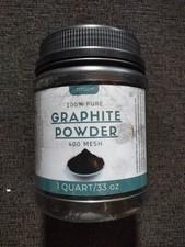 1 Quart Ultra-Fine Pure Graphite Powder - Premium Dry Powdered Graphite for Lock