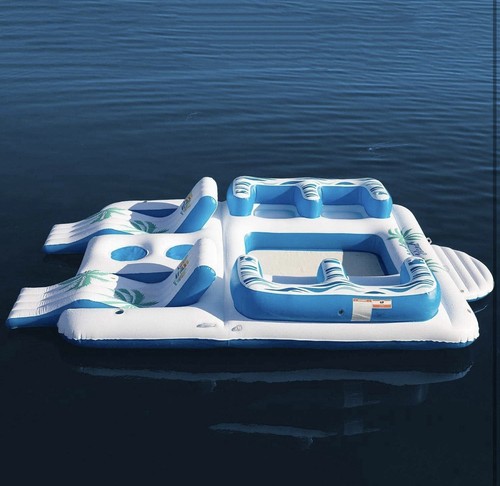 Member's Mark Paradise Island float Seats 6 Lake River Pool Floaty - Bild 2 von 7