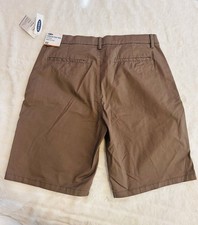 Old Navy Mens Shorts Ultimate Tech Slim Khaki Built-In Flex Brown Size 32