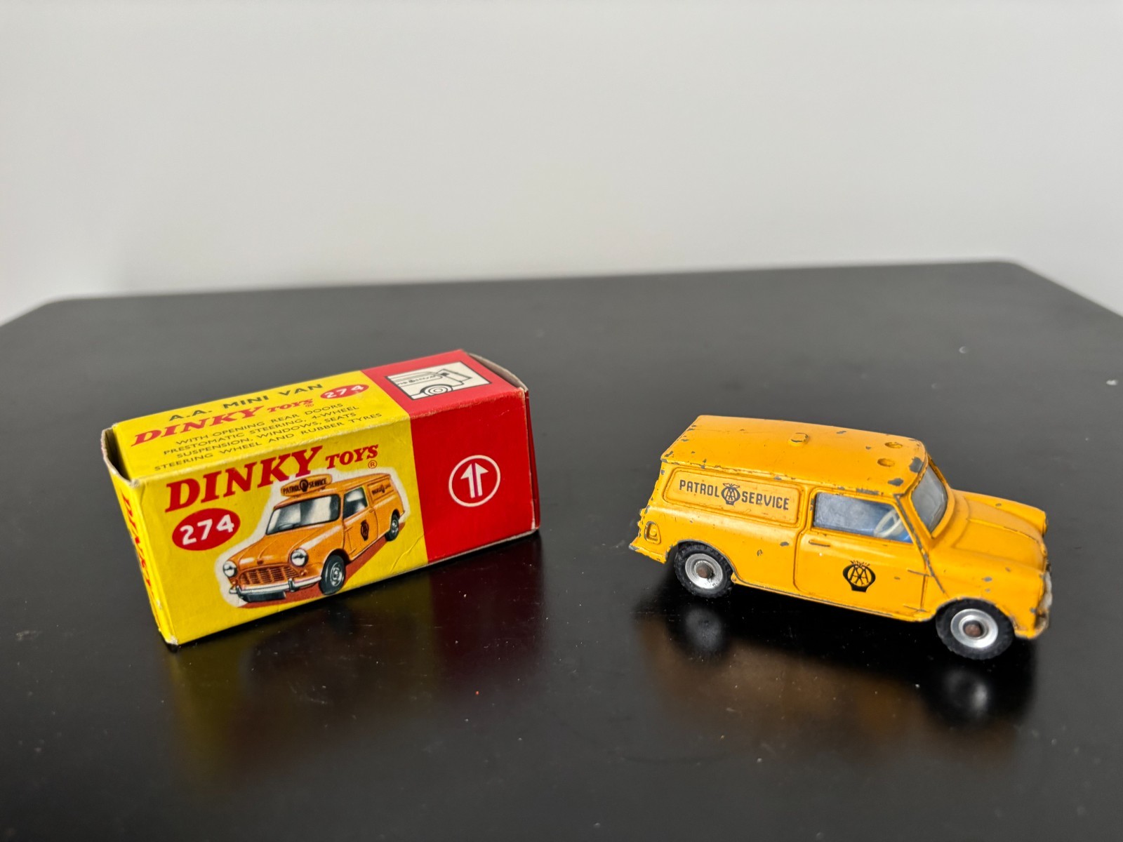 Dinky 274, AA Patrol Mini Van - Free Price Guide & Review