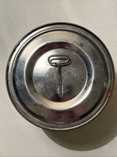 Vintage 1950’s Blue Plate Coffee Key Wind Tin Can NOS Sealed Unopened Full - Picture 9 of 9