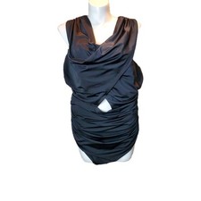Swim By Cacique Black Lightly Lined No Wire Size 26 NWT