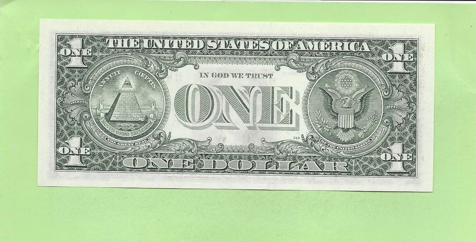 1988A ..UNCIRC  $1  H 4275 8441 G .... 1988A $1  H-G     NICE NOTE    FRN - Image 2 of 2