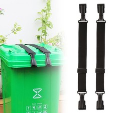 Trash Can Lock for Animals with Reflective Handle, Raccoon Proof Trash Can Lo...