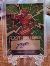 2021 Flash Flash of Brilliance Autographs Green #FB-MS1 Marquez Stevenson, S#/25