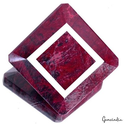 600 Ct Natürlicher Roter Ruby Octagon Facettierter Lose Edelstein Aus Madagaskar