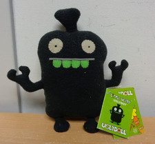 NWT Ugly Doll Little Uglies Uglybot Black With Green Teeth RARE