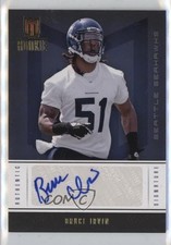 2012 Panini Momentum Rookie Signature Gold 18/49 Bruce Irvin #142 Auto 6wp