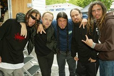 Musicians Brian Head Welch Korn Lars Ulrich Metallica Robert Truj- 2003 Photo