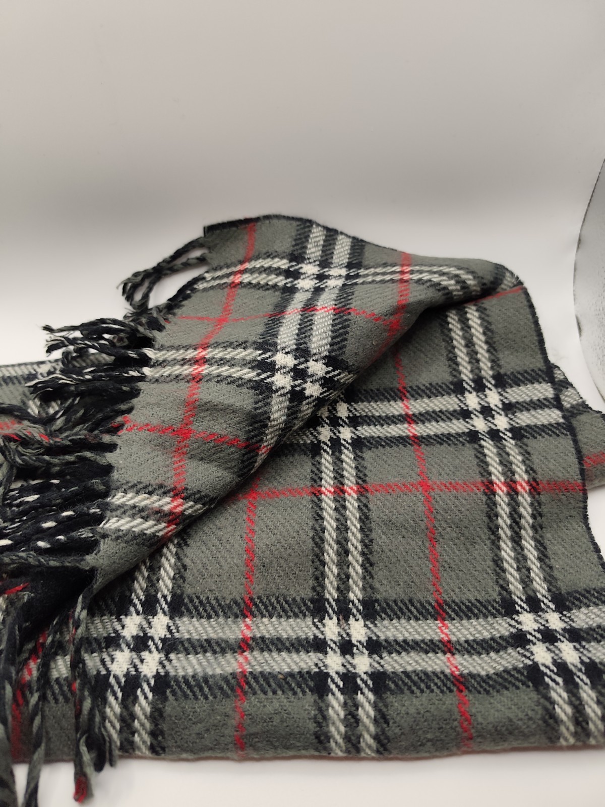 Burberry Y2K Vintage Reversible Scarf Grade C image 4