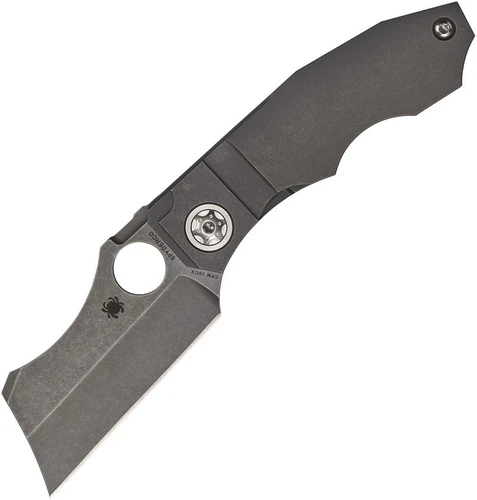 Spyderco Stovepipe RIL Titanium C260TIP 2.75" CPM-20CV Titanium Folding Knife