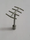 Antenne LEGO Vintage OldGray Light Gray Antenna ref 3144 / Set 6970 926 928 497