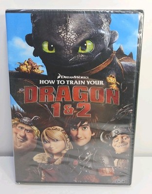 How to Train Your Dragon 1 & 2 (DVD, Double Feature, 2-Disc Set) NEW, SEALED 