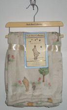 Pooh Bear Collection Winnie the Pooh Piglet Plush Baby Blanket w/Hanger 30x40