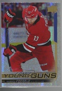 2018 Upper Deck Young Guns Speckled Rainbow Foil Warren Foegele #236 Rookie RC