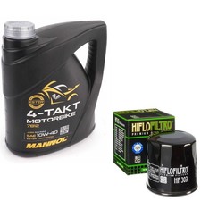 600 YB9 SRi Oil and Filter Kit Mannol Semi Synthetic 10w40 4L Bimota 600 1998 7.50 per litre