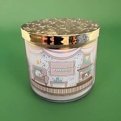 Bath And Body Works Marshmallow Fireside 3 Wick Candle