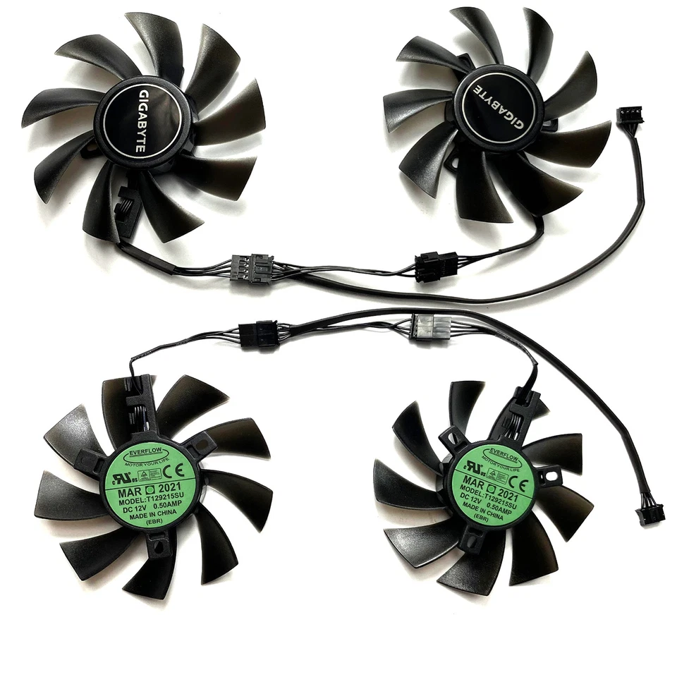 New Graphic Card Cooling Fan for Gigabyte RTX2060 GTX1660ti 1660S 1650 T129215SU - Image 3 of 4