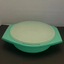 VTG Retro Green Tupperware Bowl Cheese Grater Slicer Zester 60s 70s NO GRATER