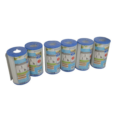 Intex Easy Set Swimming Pool Type A or C Filter Replacement Cartridges Lot of 6