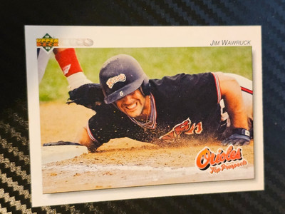 1992 Upper Deck Minor League - Jim Wawruck #322 (RC) Frederick Keys - Orioles