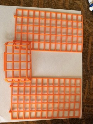 Major League Home Run Blast Electronic Baseball Game Orange Grid Part