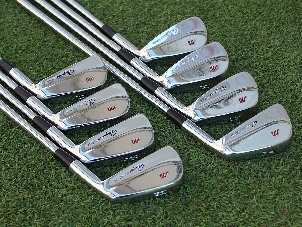 Mizuno MP-14 Vintage Muscle back Iron Set 3-PW 8 Clubs DG
