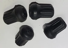 4 Vtg Rubber CAPS Feet 60's Bass Drum Spurs Anchor Ringo Starr Walburg & Auge