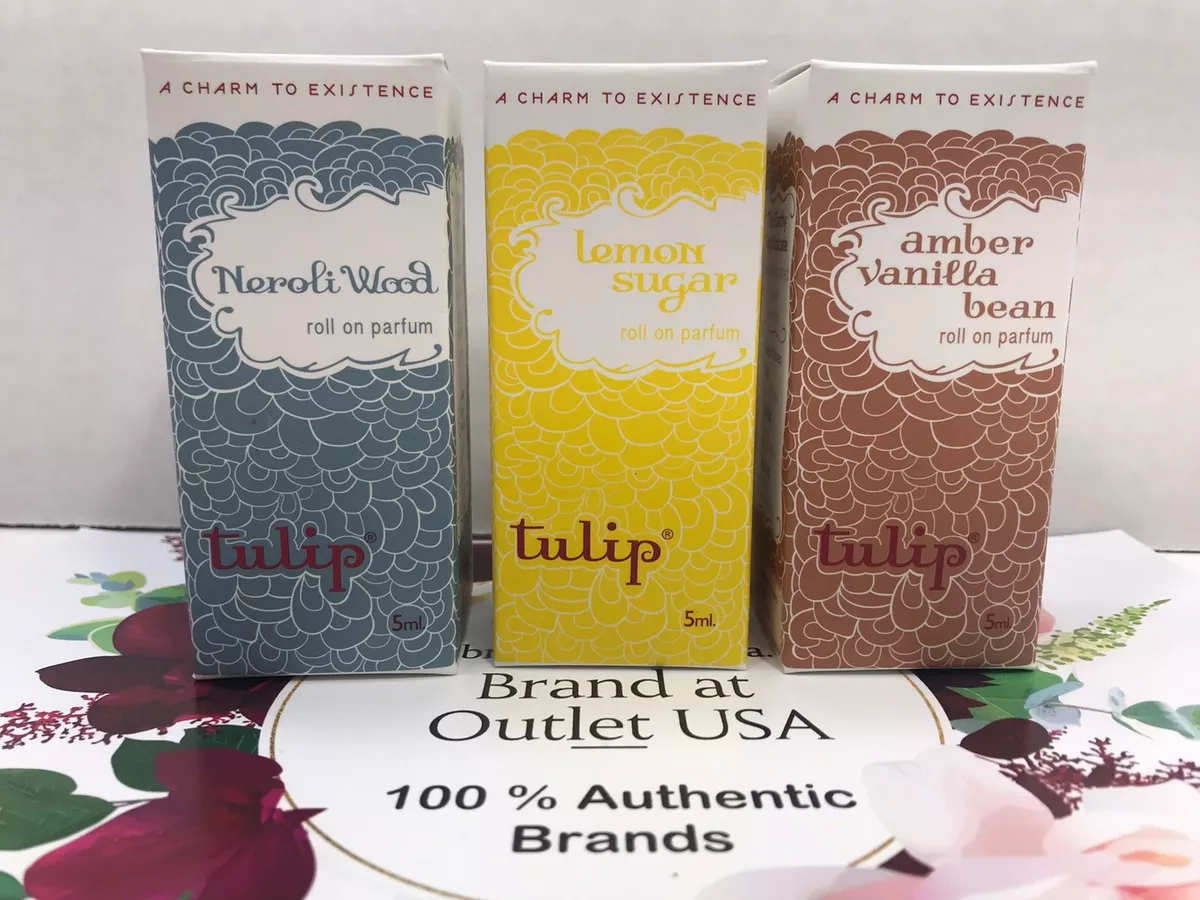 Tulip Perfume Classic Roll On Eau De Parfum Vanilla Lemon