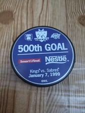 LUC ROBITAILLE 500Th NHL GOAL COMMEMORATIVE Hockey PUCK JAN7 1999 Kings V Sabres