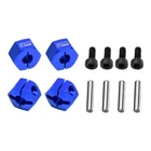Traxxas 1/16 Mini Maxx Upgrades Aluminum Front & Rear 12mm Clamp Type Wheel Hub